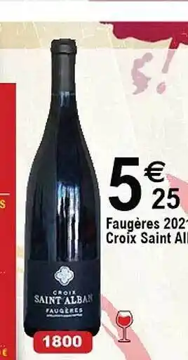 Cora x Carrefour Faugères 2022 croix saint alban offre