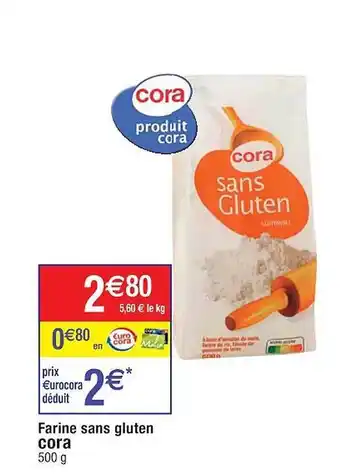 Farine sans gluten cora