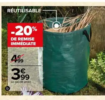 Carrefour Le sac de jardin 160l offre