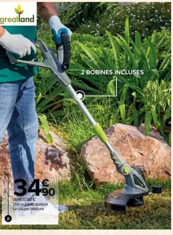 Carrefour Coupe bordure electrique 550w offre
