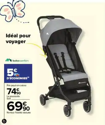 Carrefour Drive La poussette bébé confort offre