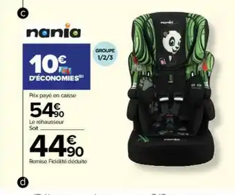 Le rehausseur nania