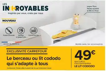 Le lit cododo