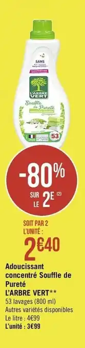 Adoucissant concentré Souffle de Pureté
