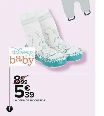 Carrefour Market La paire de mocassins offre
