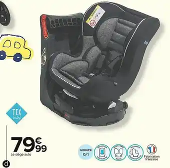 Carrefour Market Le siège auto offre