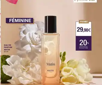 Stanhome Eau de parfum matin matin kiotis offre