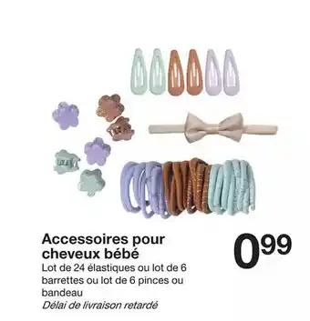 Zeeman Accessoires pour cheveux bébé offre
