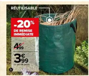 Carrefour Drive Le sac de jardin offre