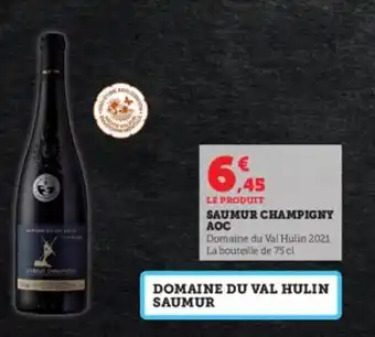 Hyper U Saumur champigny aoc offre