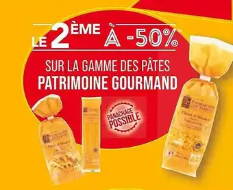 Match La gamme des pâtes patrimoine gourmand offre