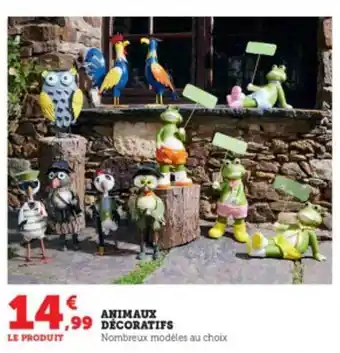 Super U Animaux décoratifs offre