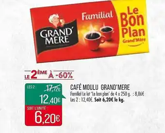 Match Café moulu grand'mère offre