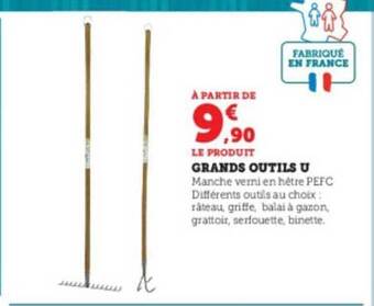 Super U Grands outils u offre