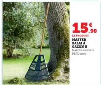 Super U Master balai à gazon u offre