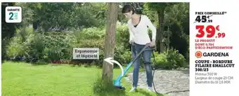Super U Coupe-bordure filaire smallcut 300-23 gardena offre