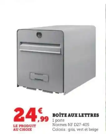Boîte aux lettres