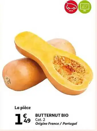 Auchan Butternut bio offre