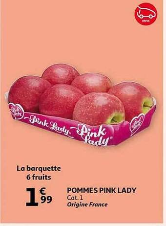 Auchan Pommes pink lady offre