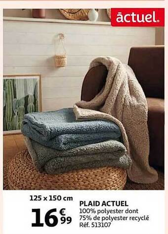 Auchan Plaid actuel offre