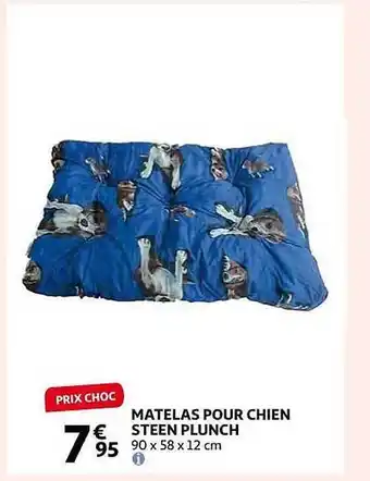 Auchan Matelas pour chien steen plunch offre