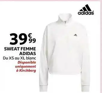 Auchan Sweat femme adidas offre