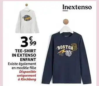 Auchan Tee-shirt in extenso enfant offre