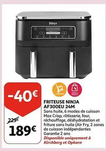 Auchan Friteuse ninja af300eu 24m offre