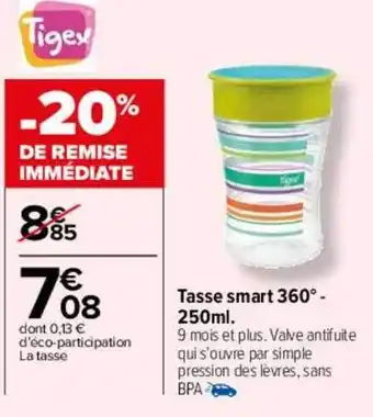 Tasse smart 360° 250 ml tigex