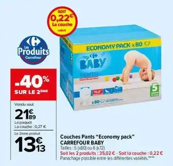 Carrefour Drive Couches pants offre