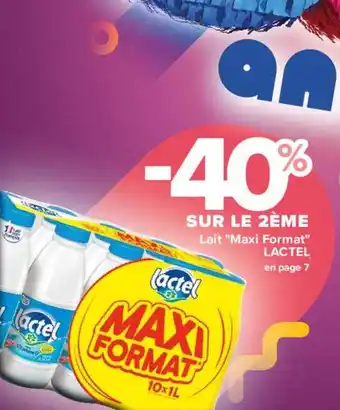 Carrefour Drive Lait offre