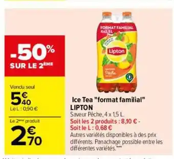 Carrefour Drive Ice tea offre