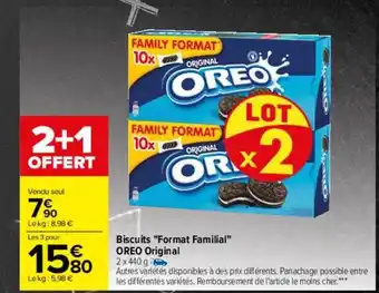 Carrefour Drive Biscuits offre