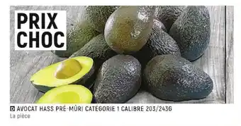 Spar Avocat hass pré-mûri catégorie 1 calibre 203/243G offre