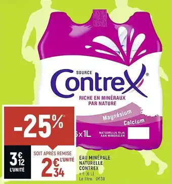 Eau minérale naturelle CONTREX