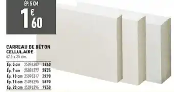 Batkor Carreau de béton cellulaire offre