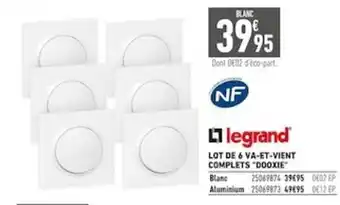Batkor Lot de 6 va-et-vient complets "DOOXIE" offre