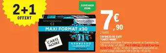 E.Leclerc Capsules de café "CARTE NOIRE" offre