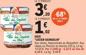E.Leclerc Pâté "LUCIEN GEORGELIN" offre
