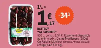 E.Leclerc Dattes "LA FAVORITE" offre