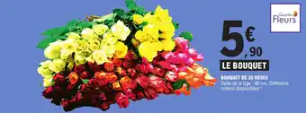 E.Leclerc Bouquet de 20 roses offre