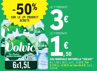 E.Leclerc Eau minérale naturelle "VOLVIC" offre