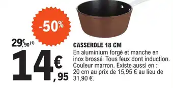 E.Leclerc Casserole 18 cm offre