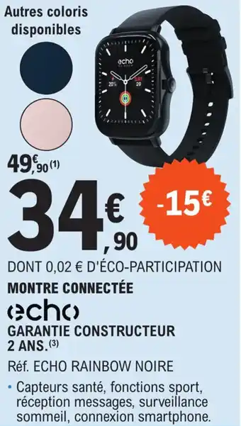 E.Leclerc Montre connectée offre