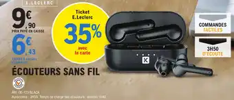 E.Leclerc Écouteurs sans fil offre