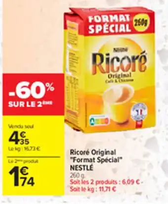 RicorĂ© original "format spĂ©cial" NESTLĂ