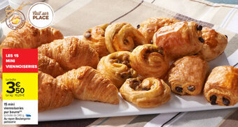 15 mini viennoiseries pur beurre