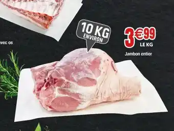 Cora x Carrefour Jambon Entier offre