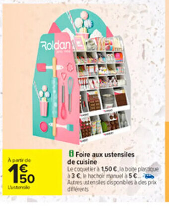 Carrefour Foire Aux Ustensiles de Cuisine offre