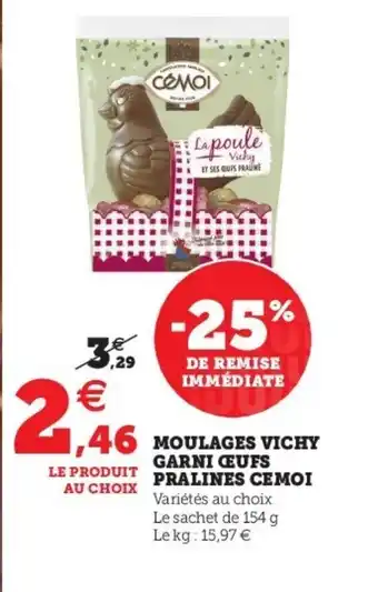 Moulages Vichy Garni Œufs Pralines Cemoi